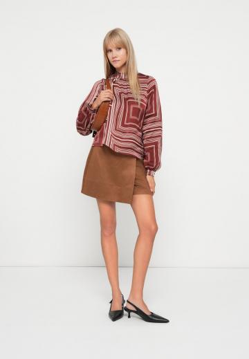 Кожаная юбка