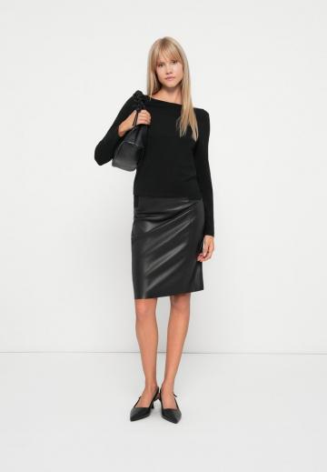 Кожаная юбка