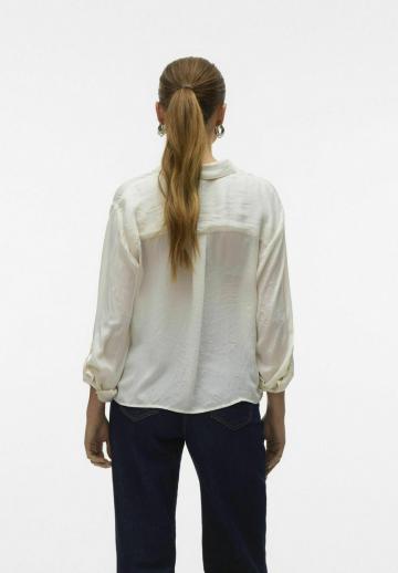 Атласная блузка