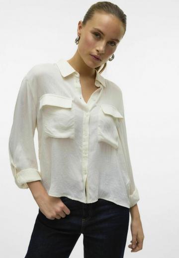 Атласная блузка