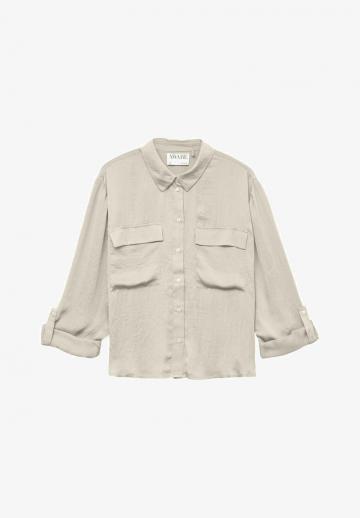 Атласная блузка