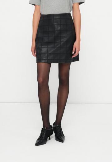 Кожаная юбка