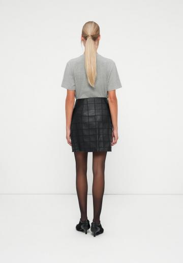 Кожаная юбка