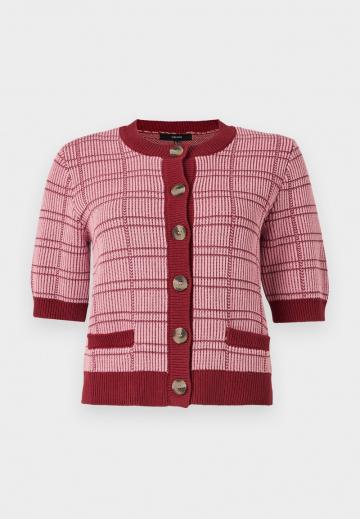 Жаккардовая вязаная кофта