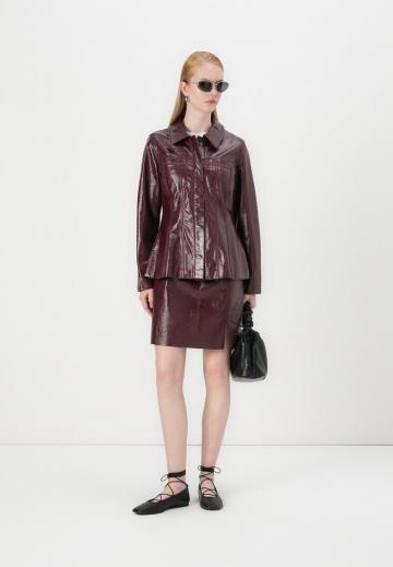 Кожаная юбка