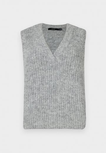 Пуловер без рукавов