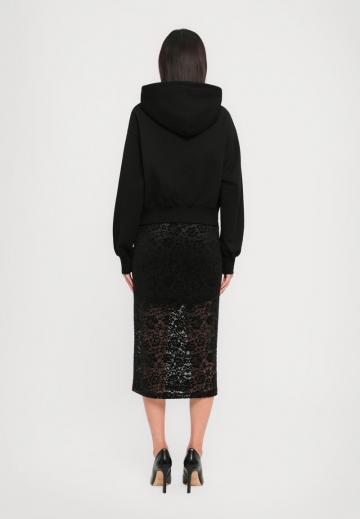 Пуловер с капюшоном