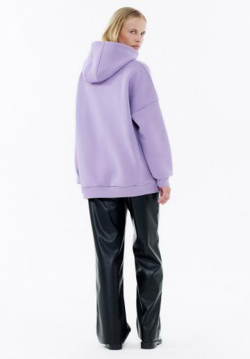 Пуловер с капюшоном