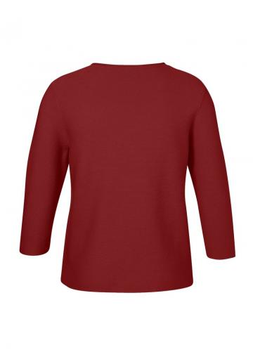 Пуловер с вырезом V