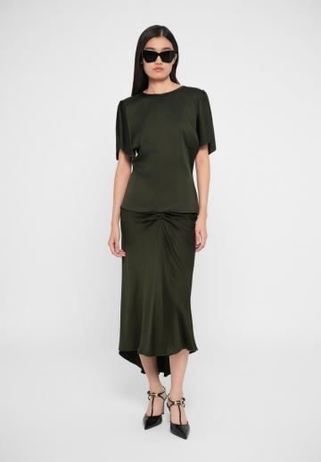 Атласная блузка