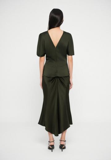 Атласная блузка