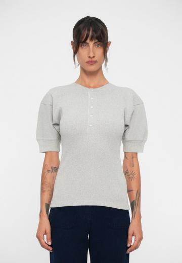 Пуловер с коротким рукавом