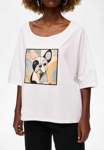 Майка с рукавом три четверти