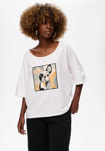 Майка с рукавом три четверти