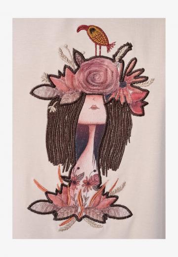 Майка с рукавом три четверти