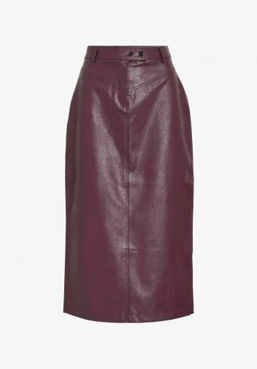 Кожаная юбка