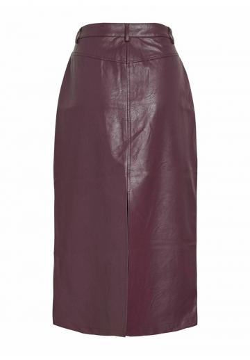 Кожаная юбка