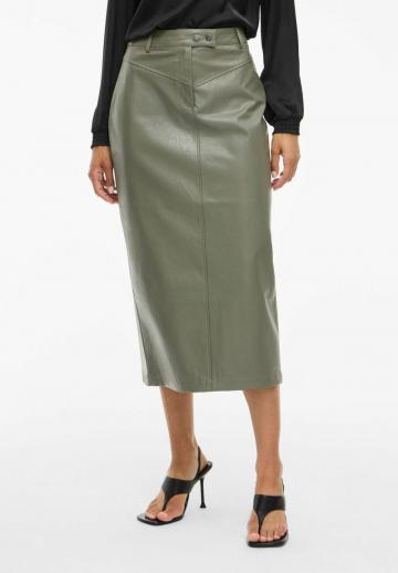 Кожаная юбка