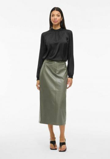 Кожаная юбка
