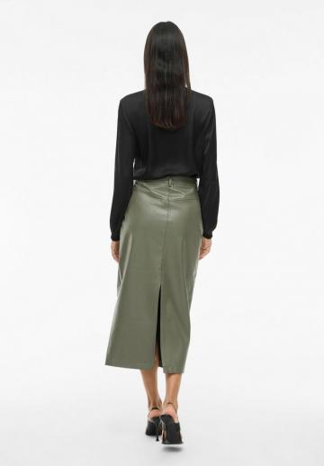 Кожаная юбка