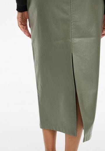 Кожаная юбка