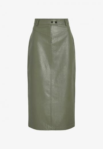 Кожаная юбка