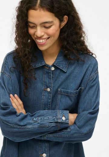 Джинсовая блузка