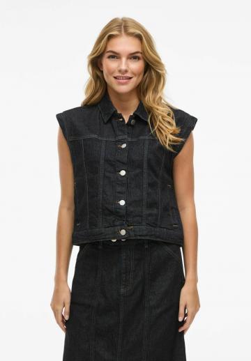 Джинсовая жилетка