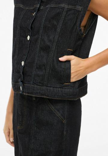 Джинсовая жилетка