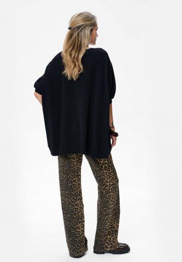 Пуловер с рукавом три четверти