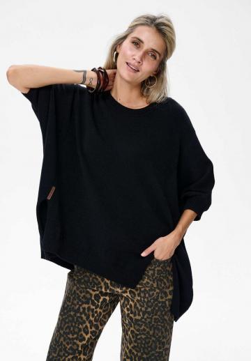 Пуловер с рукавом три четверти