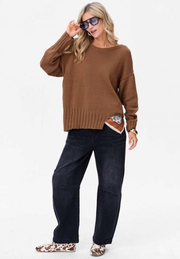 Длинный пуловер