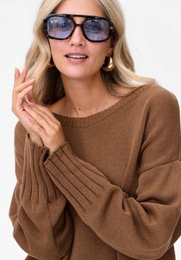 Длинный пуловер