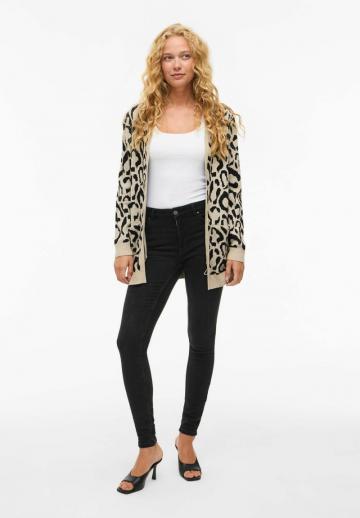 Жаккардовая вязаная кофта