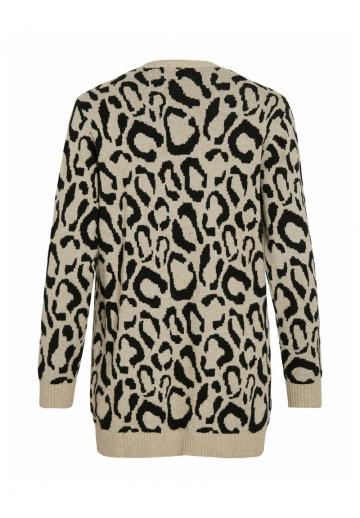 Жаккардовая вязаная кофта