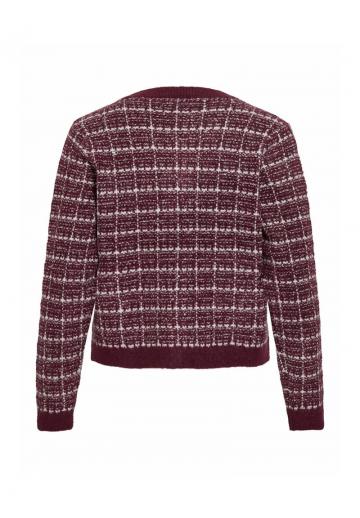 Жаккардовая вязаная кофта