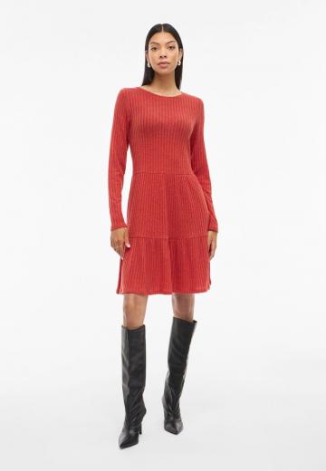 Вязаное платье