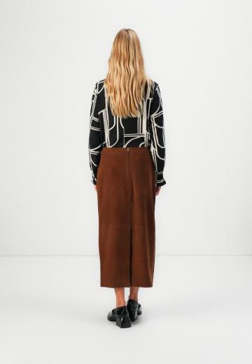 Кожаная юбка