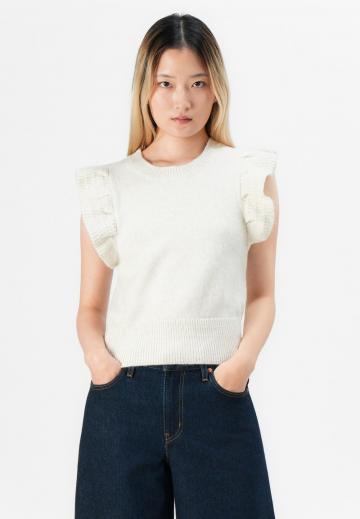 Пуловер с коротким рукавом