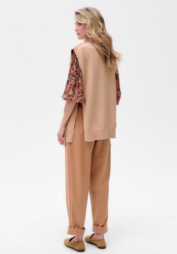 Длинный жилет