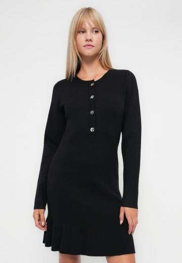 Вязаное платье