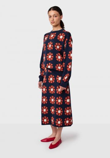 Вязаная юбка