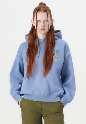 Пуловер с капюшоном