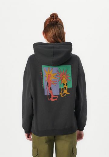 Пуловер с капюшоном