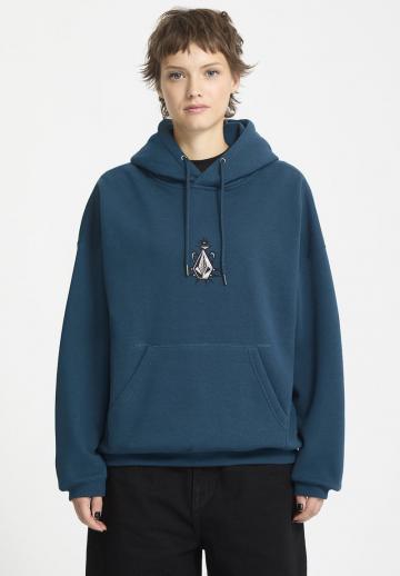 Пуловер с капюшоном