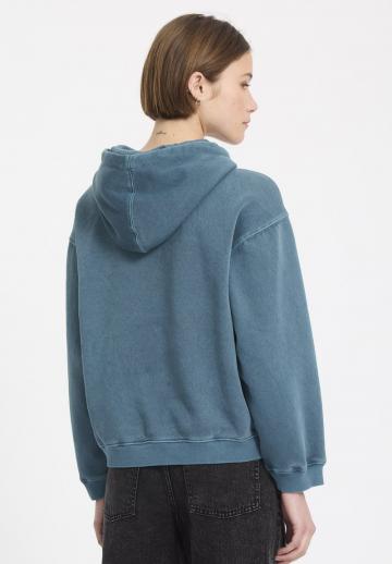 Пуловер с капюшоном