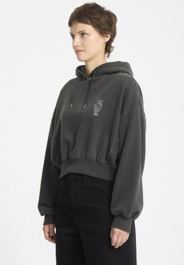 Пуловер с капюшоном