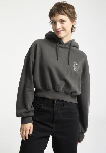 Пуловер с капюшоном