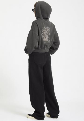 Пуловер с капюшоном