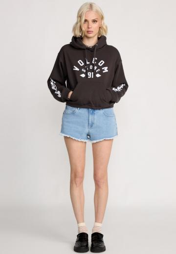 Пуловер с капюшоном